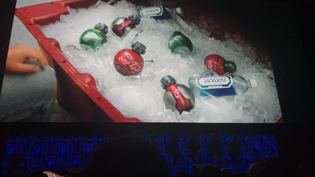 thrillgeek's tweet photo. .@CocaCola products will be available inside #GalaxysEdge! #StarWars #StarWarCelebration https://t.co/scFaRf9VBX