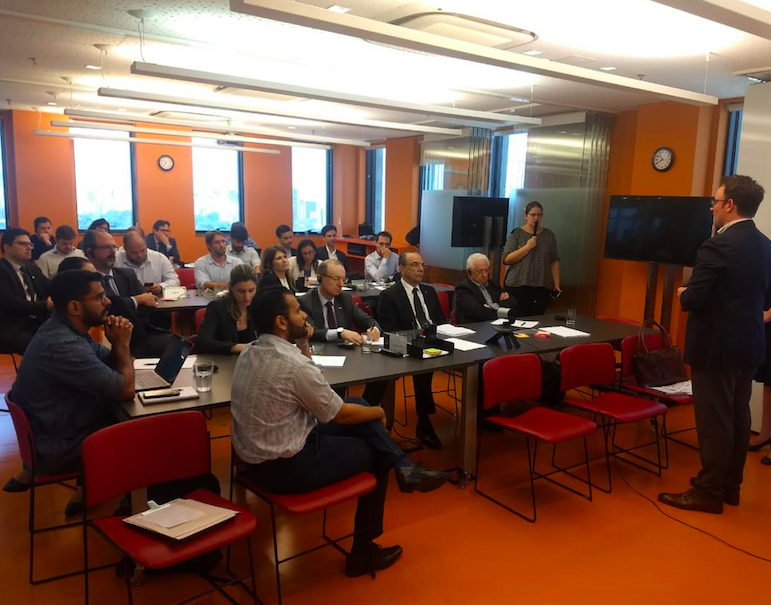 IntegrityBSG's tweet photo. A full day of presentations and fantastic discussions about institutional integrity and the BIP's research. Thanks to @fundacaolemann for hosting, and everyone who attended from @TransparencyBE, courts of accounts from far-off Brazilian states, and many more! @BlavatnikSchool https://t.co/04Mf4lTFFh