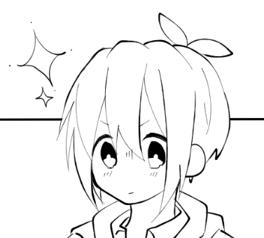 データ消えた天陸、根気よく初めから描き直してます
可愛い顔が描けました 