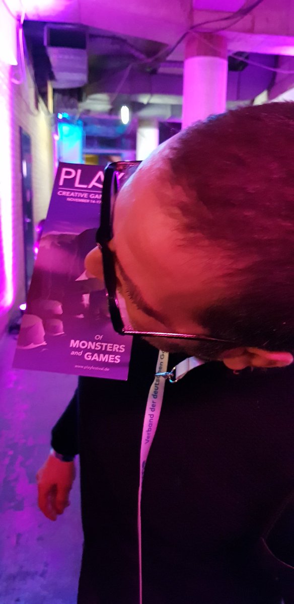 _PLAYfestival's tweet photo. The amazing #EricZimmerman became #PLAYfluencer by biting the monster. <3 #PLAY19 https://t.co/cFtH6stANA
