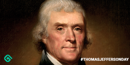 GeekerMedia's tweet photo. Do you want to know who you are? Don't ask. Act! Action will delineate and define you.” 
― Thomas Jefferson #ThomasJeffersonDay
Join #geeker and read 'Thomas Jefferson' by Christopher Hitchens! https://t.co/9Dbk5B2RBu