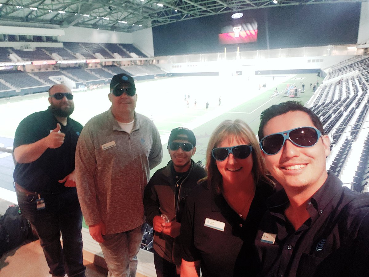 FrisoStokman's tweet photo. Things are looking bright at the Star in Frisco!!! Come see us if your headed to the Texas Tech final Spring Game.

 #POWERCentral #attpinnaclepark #NTXInnovationDrivers #PaintCentralBlue @shawnglinski @LisaKLuff @AmberC_Rendon @TravisChamber5 @brianjshay @fjdevereux @gigem96r https://t.co/cwxV5wlC7g