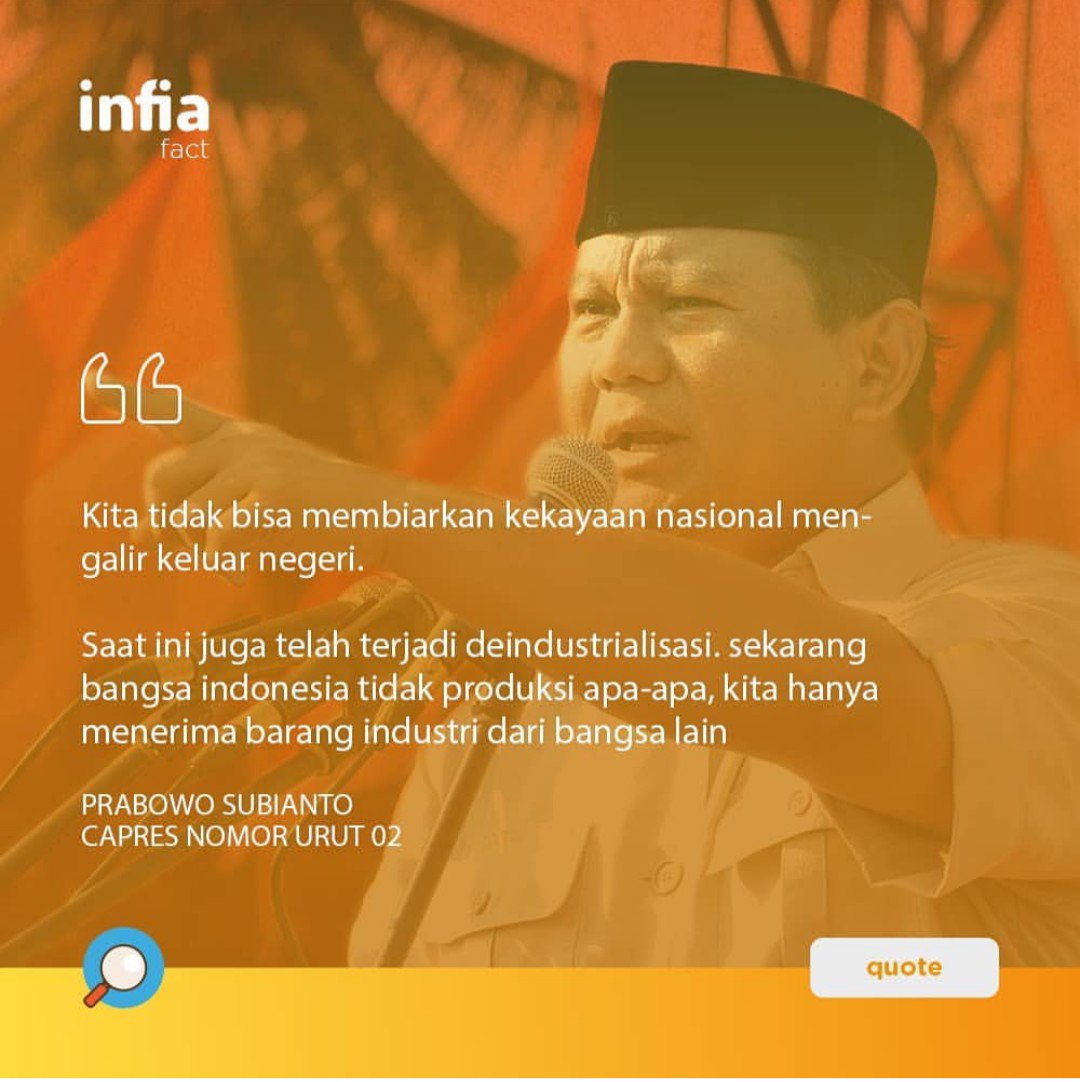 Trus indomie yg merajalela di luar negeri gimana? Pt. Pal? Pindad? 
Benar indonesia tidak produksi apa2? 
Pernyataan yg di keluarkan jelek trus. Itu namanya kurang bersyukur. Kurang bahagia. 
#DebatPilpres2019 
#99army 
@PartaiSocmed