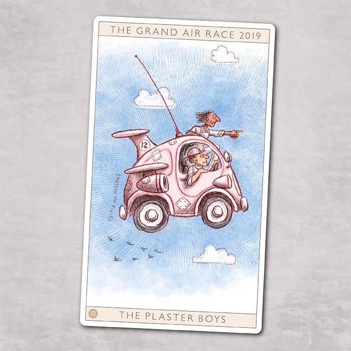 Ian_Bossons's tweet photo. #GrandAirRace2019 @Clr_Collective #colour_collective #PlasterPink #flyingcar

The Plaster Boys have the leaders in sight! https://t.co/ks3YpAk7O4