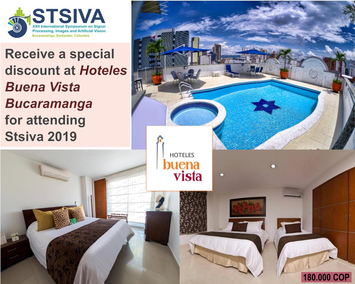 stsiva2019's tweet photo. ROOM STANDARD TWIN (two beds): $ 180,000 Includes: Lodging, Taxes, Buffet Breakfast, Covered Parking, Wifi, Swimming Pool.
🇨🇴 Bucaramanga is waiting for you! https://t.co/IQHZokh6Nd