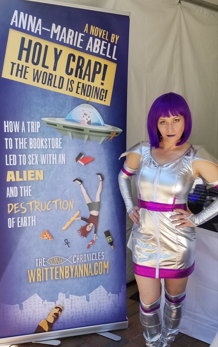 writtenbyanna's tweet photo. Getting sexy at the Los Angeles Times Festival of Books all weekend long. Come stop by the Aliens and Inspiration booth. 👽📚  #838

#losangelestimesfestivalofbooks #sciencefiction #bookstagram #books #romancebooks #aliens #ancientaliens #paranormalromance https://t.co/9V21HFMHxe