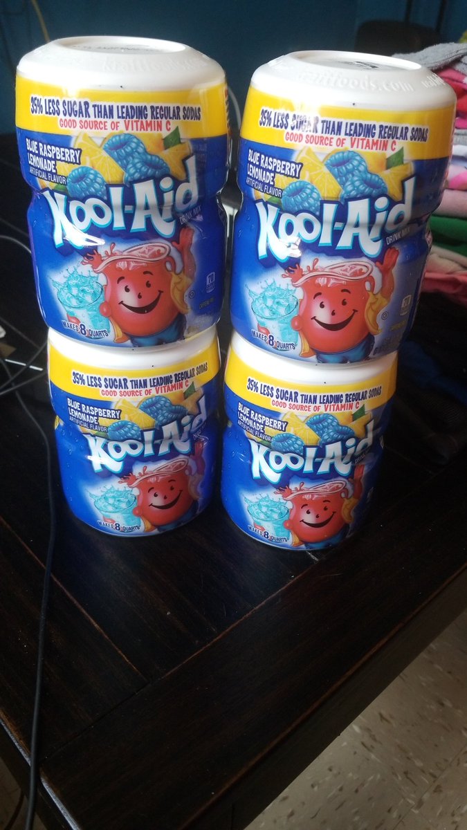 Tabby_61318's tweet image. @koolaid @gofooji my area wasnt covered as usual but its ok cuz i always got a stash of my favorite #Koolaid 😉😉😝😝 #ForTheIce #BlueRaspberryLemonade