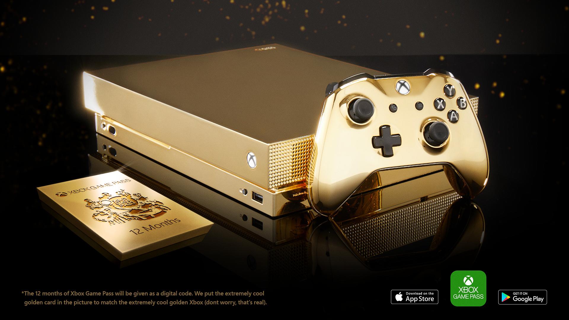 24K Gold Gaming Controllers