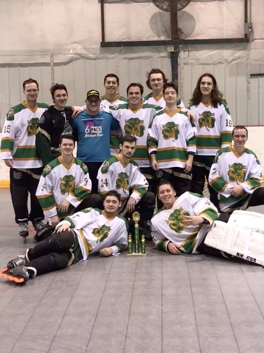 MSTInline's tweet image. A loss to Maryville this morning marks the end of a great season! Thank you to everyone who supported us this season, we wouldn’t have gone this far without you! Best of luck to the graduating seniors as they move into their NHL careers: @Brian_Kissel @scubasteve227 @Cooksauce