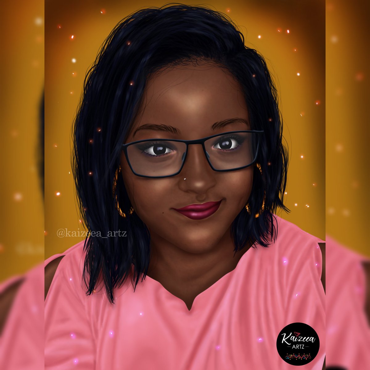 kaizeea_artz's tweet photo. 👑Happy Birthday to you the Beautiful @karolazuel 🎂
#kaizeea_artz #realisticart #artrealism #digitalpainting #digitalart #lartdigitale #bestart #blackartists #artistcall #afroart #sunglasses #verre #sunglasses #optician #chubbygirl #curvygirl #blackgirlmagic #sparks #blackwoman https://t.co/QWSSFKZHqg