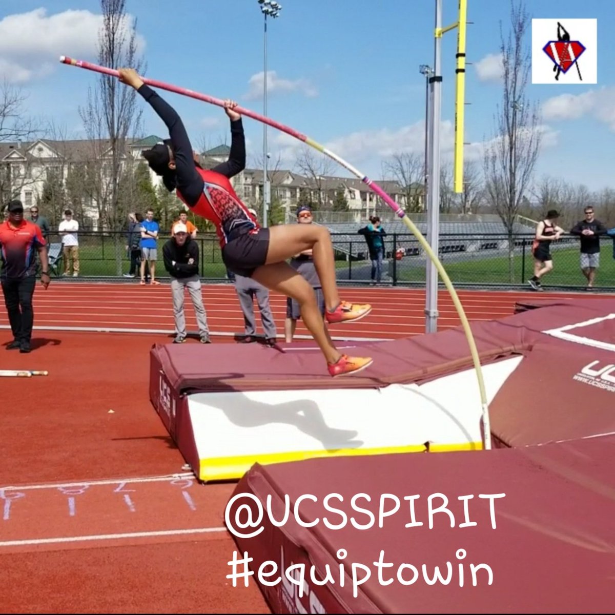 TeamVAOrg's tweet photo. #TeaVAOrg went 3 for 3 today. Brought 3 athletes to #ZephyrRelays and all 3 athletes got a PR!
12' - 7" @Cohen_77
11' - 6" @lilyatiyeh
11' - 0" @Quartnei_lb
Well done ladies, well done!
#equiptowin #polevault
@UCSSPIRIT
@spiritpolesfly
@polevaultpower
@VaulterMagazine https://t.co/zJO4L32wgo