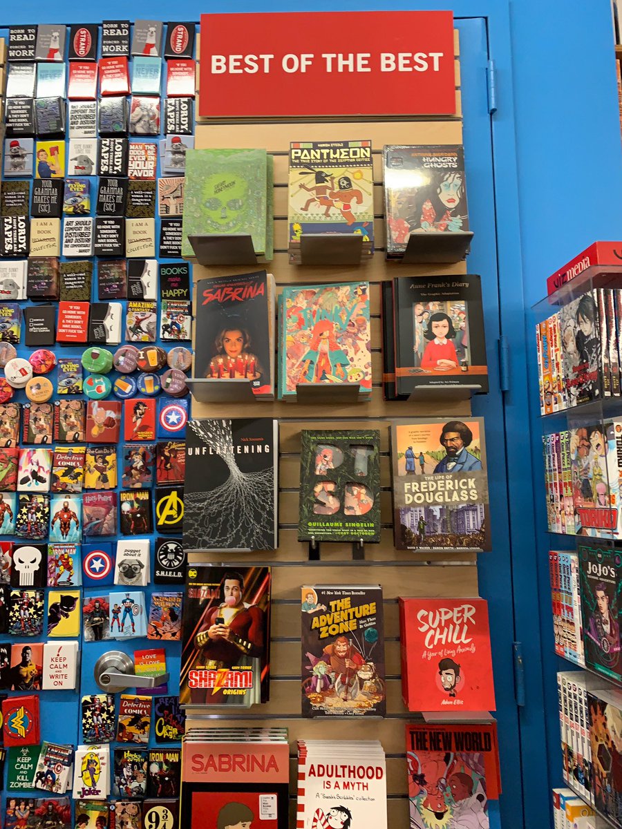 tat2127's tweet photo. Found @Nsousanis in the wild of NYC with the best of the best @strandbookstore !!! https://t.co/kanIukn3ow