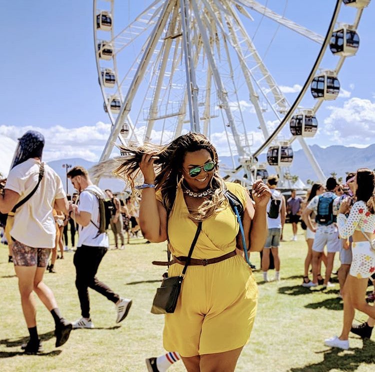 #Coachella won’t know what hit them! 
Slay the #festival with show stopping Confidence & #CoachellaStyle 💕
Photo: @curvesonabudget 
#EveryKindofCurvy #CurvyCouture 
#CurvyFashion #FestivalSeason 
#FestivalFashion