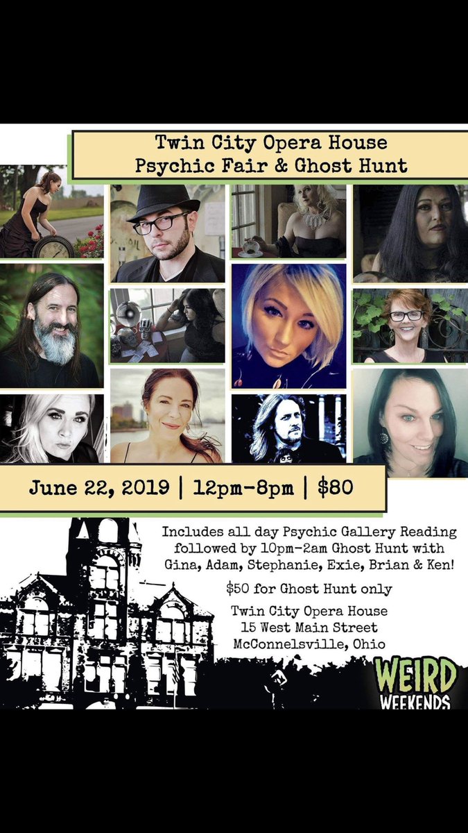 BuckeyeGirl_6's tweet photo. Attention ALL buckeyes & friends .... Look who’s coming to OH!! You are NOT going to want to miss this. Who’s going? #TarotBoss #WeirdWeekends https://t.co/hNv1DXItS6