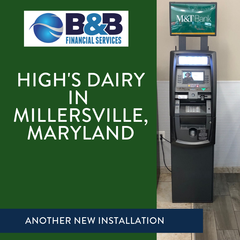 🎆Here we go again!  Another new installation at the Highs in #Millersville.  Look for this #Hantle unit next time you’re in the area. Get your customers cash when they need it!
#cash #cashwhenyouneedit #highseldersburg #millersvillemd #atminstallation #highdairystores #hantle