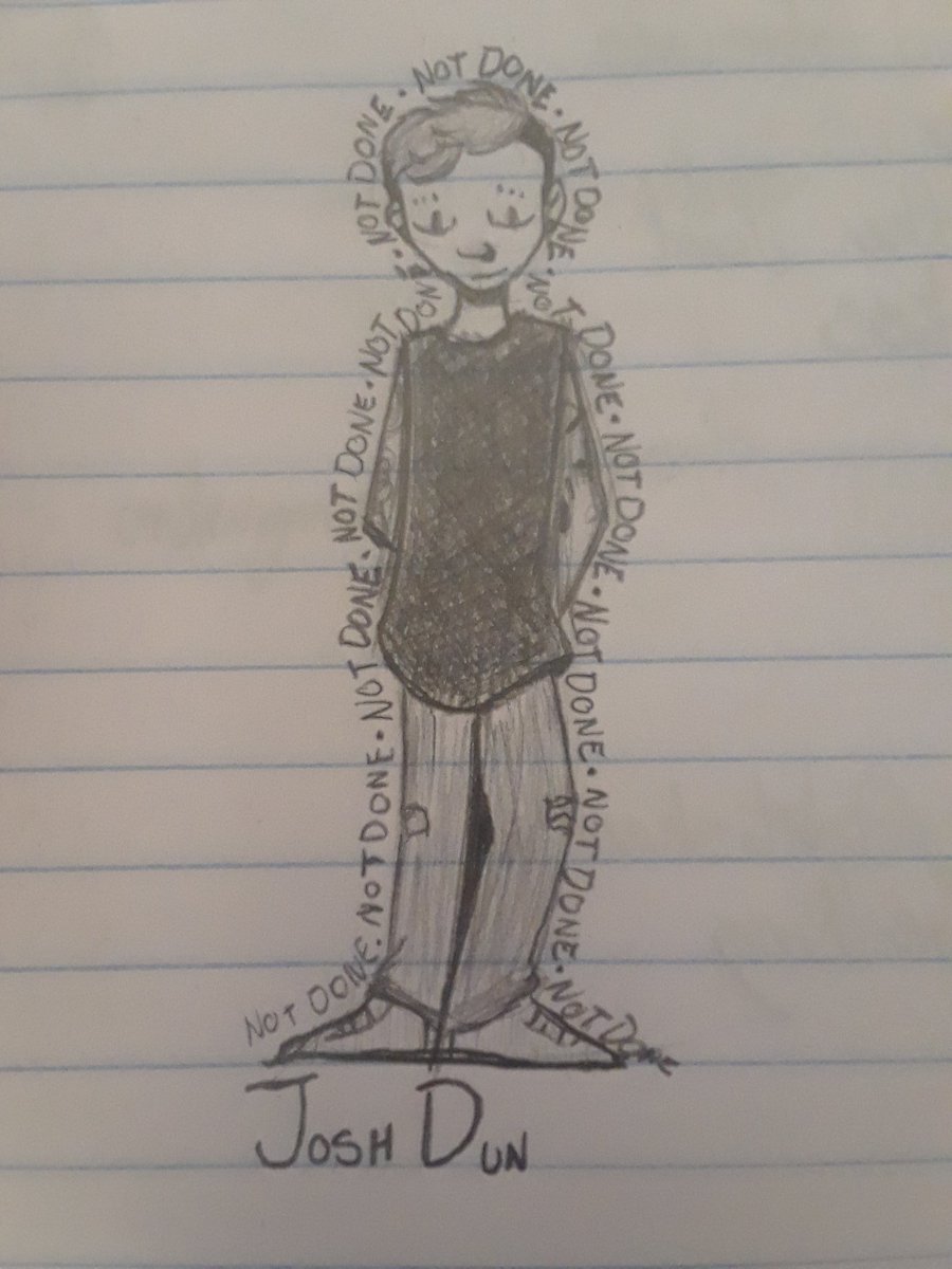42_TeaforTwo's tweet photo. Going through my notes for my classes and remembered I had some Twenty One Pilots doodles (including a bit of Ned).
#twentyonepilots #cliqueart #doodlinginclass https://t.co/j5nz9khqfg