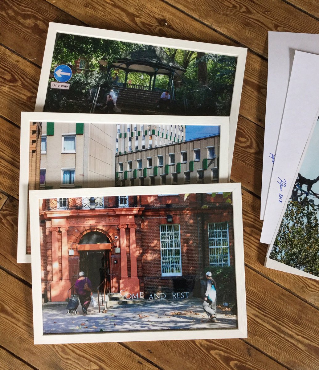 KirstyJKerr's tweet photo. Framing up some #ComeandRest prints for some lovely customers 😊🙏
COME AND REST was a series of interventions that involved bringing these words to different spaces in #BethnalGreen. The resulting photographs were first exhibited @thebeehiveldn’s #OneWallGallery in Dec 2018. https://t.co/YQm5eABW0s
