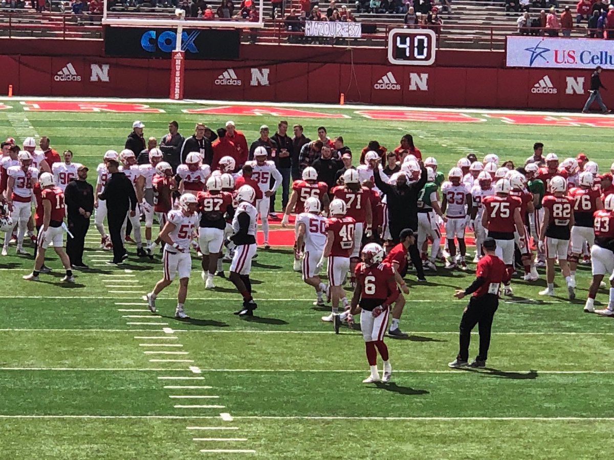 ewichita's tweet photo. Joining 90,000 friends for spring practice.  #GBR #Huskers https://t.co/jB6txkgkYj