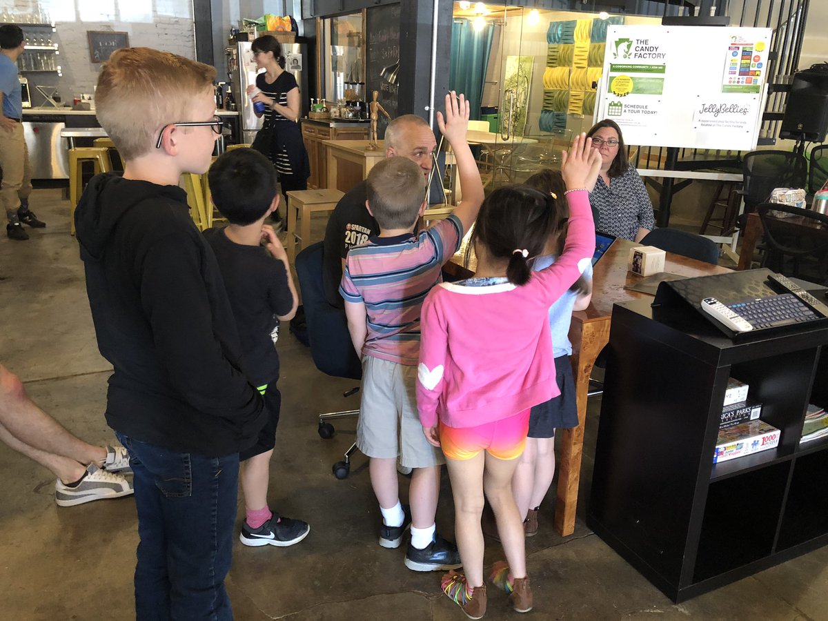 convert2code's tweet image. So excited to be exploring Scratch with Ken Richards this afternoon! It’s amazing to see such a passion for coding in such a young crowd! #coding #scratchworkshop #converttocode #lancasterpa #lancaster #learntocode #codingforkids #kidscoding