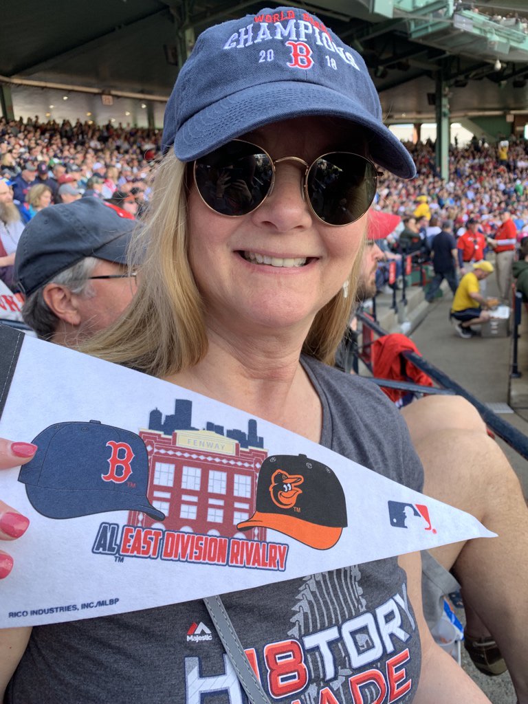 BDaveyRN's tweet photo. In memory of my dad, who loved to see the Orioles play at Fenway! #myfenway https://t.co/62YoxyuFKN