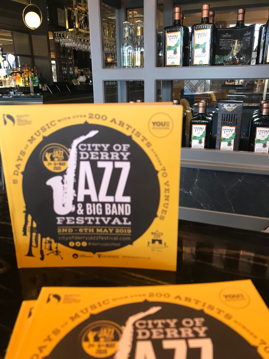 Grab a copy of the <a href="/derryjazzfest/">DerryJazzFest</a> Brochure when you dine with us &amp; make your Jazz plans 🎶
