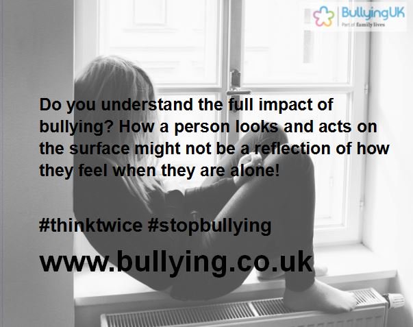 bullyinguk's tweet image. Being called names or ridiculed in this way is the most common form of bullying and can make a person feel extremely low and targeted ht.ly/ii5330nUyXf
