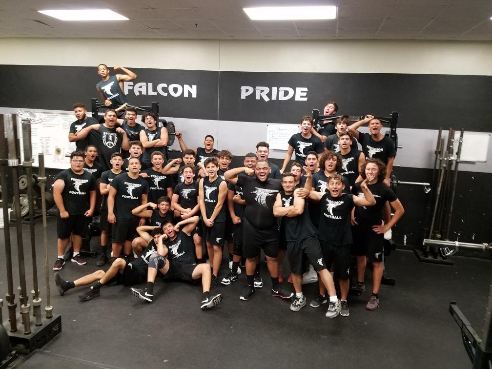Congrats to the few...the proud who survived Off Season 2019. Your hard work will pay off!! 🏈🙌🏼🖤#falconpride #falconstrong