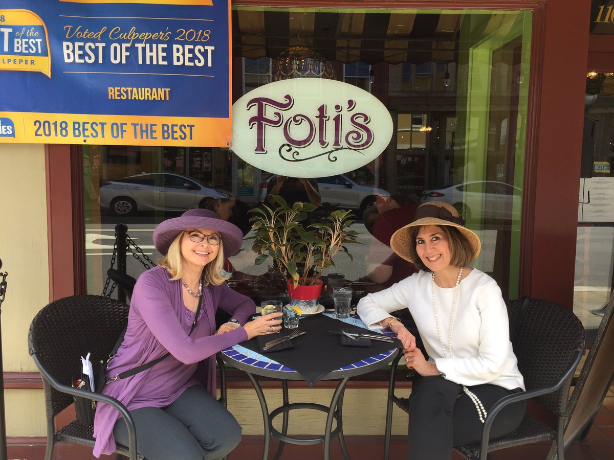 PatBrownSmiles's tweet photo. Had an amazing lunch at this Culpeper, VA restaurant with longtime friend Melanie on recent trip back east. https://t.co/1wRDLuRqw3