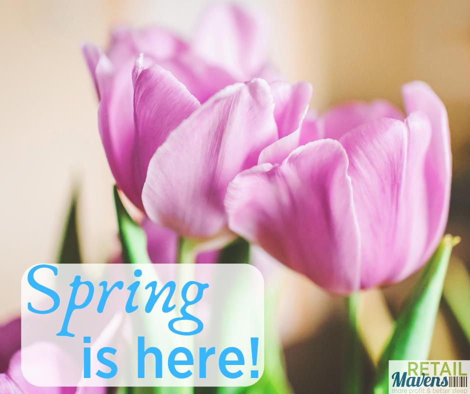 Spring is in full swing. What is your store doing to celebrate this beautiful weather and blooming flowers?!