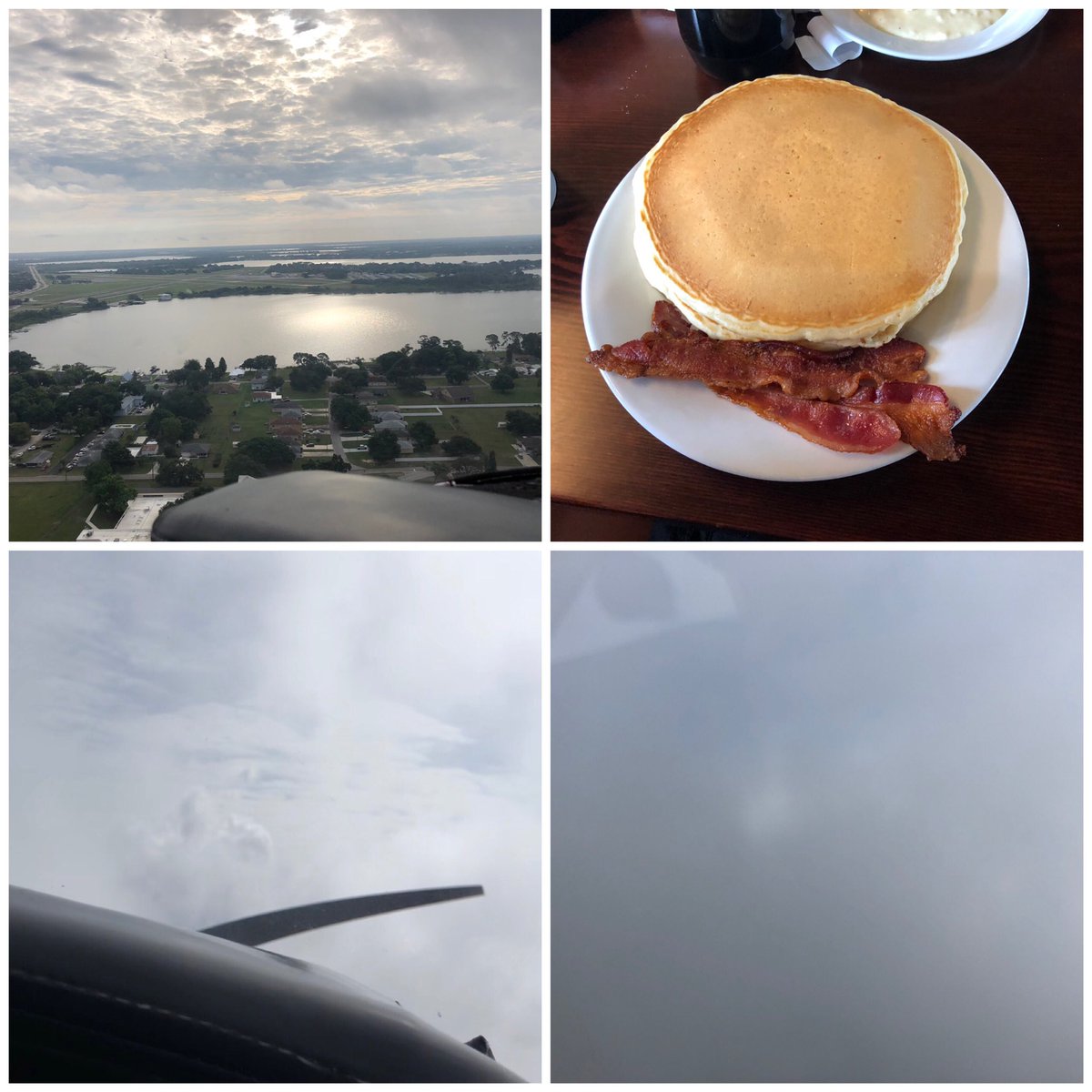 delvallepj's tweet image. Well, got my supply of pancakes for the day! Then off to play in the clouds! 🌥☁️🌥 #funflying
