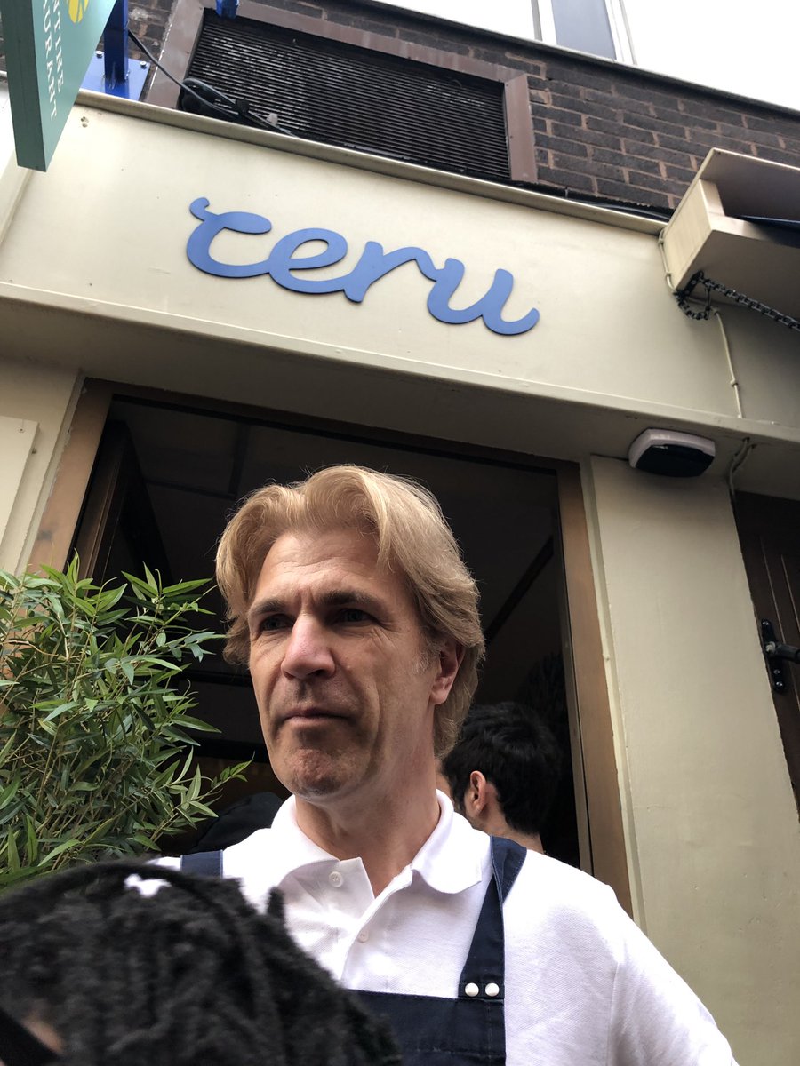 SophitaReynolds's tweet image. Guys before you plan on giving Ceru your custom in soho. I have just witnessed them pouring water on a homeless man to get him away from their stairwell.