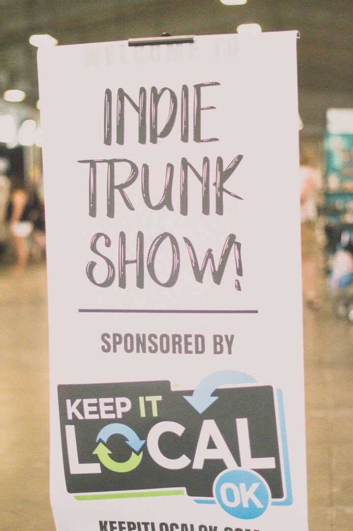 As always, Indie is sponsored by <a href="/KeepItLocalOK/">Keep It Local OK</a> ! They are giving the first 50 shoppers in line on April 27th a FREE Keep It Local card!!