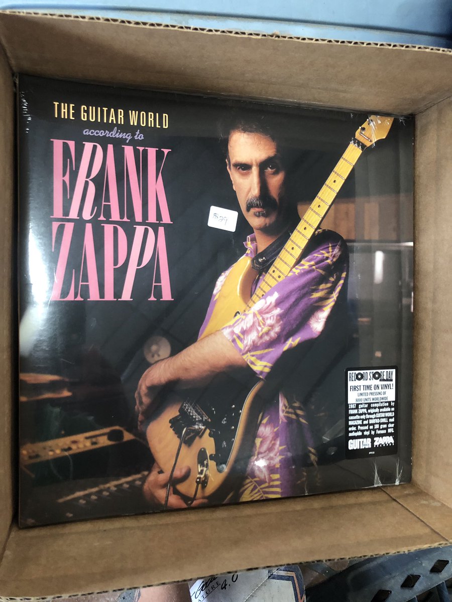 Here's a goodie for the tasting room. #frankzappa #RSD2019 #RSD19 #vinyladdict #jerkdogrecords