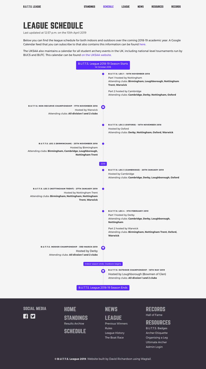 We've been working on something pretty special for the past 8 or so months that'll be live soon enough - our new league website! It's all-new, mobile-friendly, and puts important information first. Oh, and it'll be open source as well!
