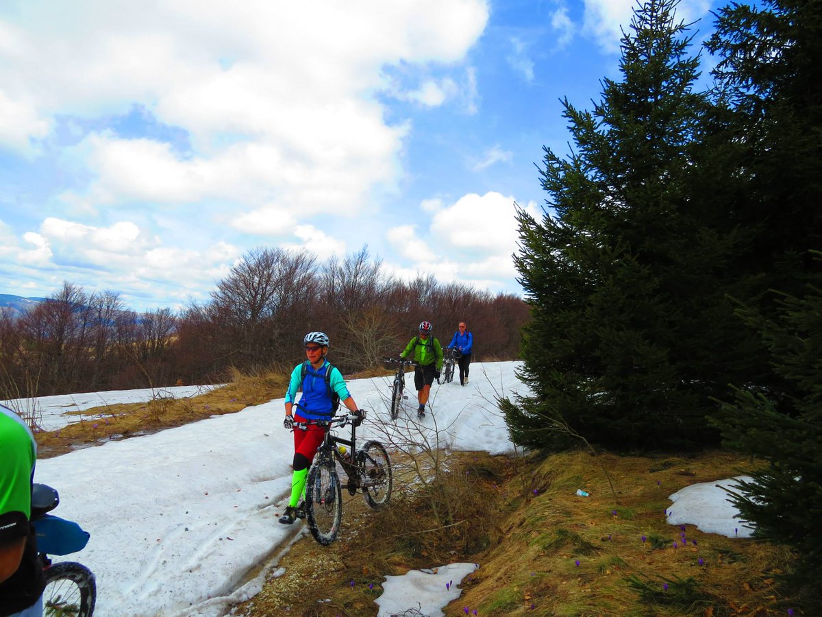 Some snow, but a lot of fun :)
Photo by <a href="/dejan/">Dejan Varadinac</a>.vuckovic (SteemIt) <a href="/vuckovic_dejan/">Dejan Vuckovic</a> (Twitter)
goo.gl/U5MTyj                                     

#bicycle #cycling #photography #travel #share2steem