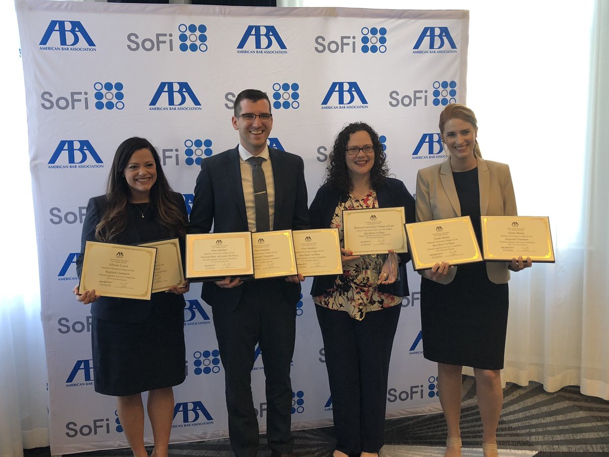 ProfAmyMoore's tweet photo. Congrats, everyone! #AllTheHardware #BoA2019 #mootcourt https://t.co/6RZqHliwUk