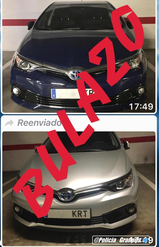 Policia_Granada's tweet photo. Se está difundiendo las imágenes de 2 vehículos que supuestamente llevan instalados radares de velocidad y que están denunciando las 24 horas infracciones al límite de 30km/h que se ha instaurado en Granada...
Todo esto es un #Bulazo y vamos a aclararlo.
Dentro ⚡️⚡️⚡️hilo⚡️⚡️⚡️ https://t.co/bxPpYzeRxn