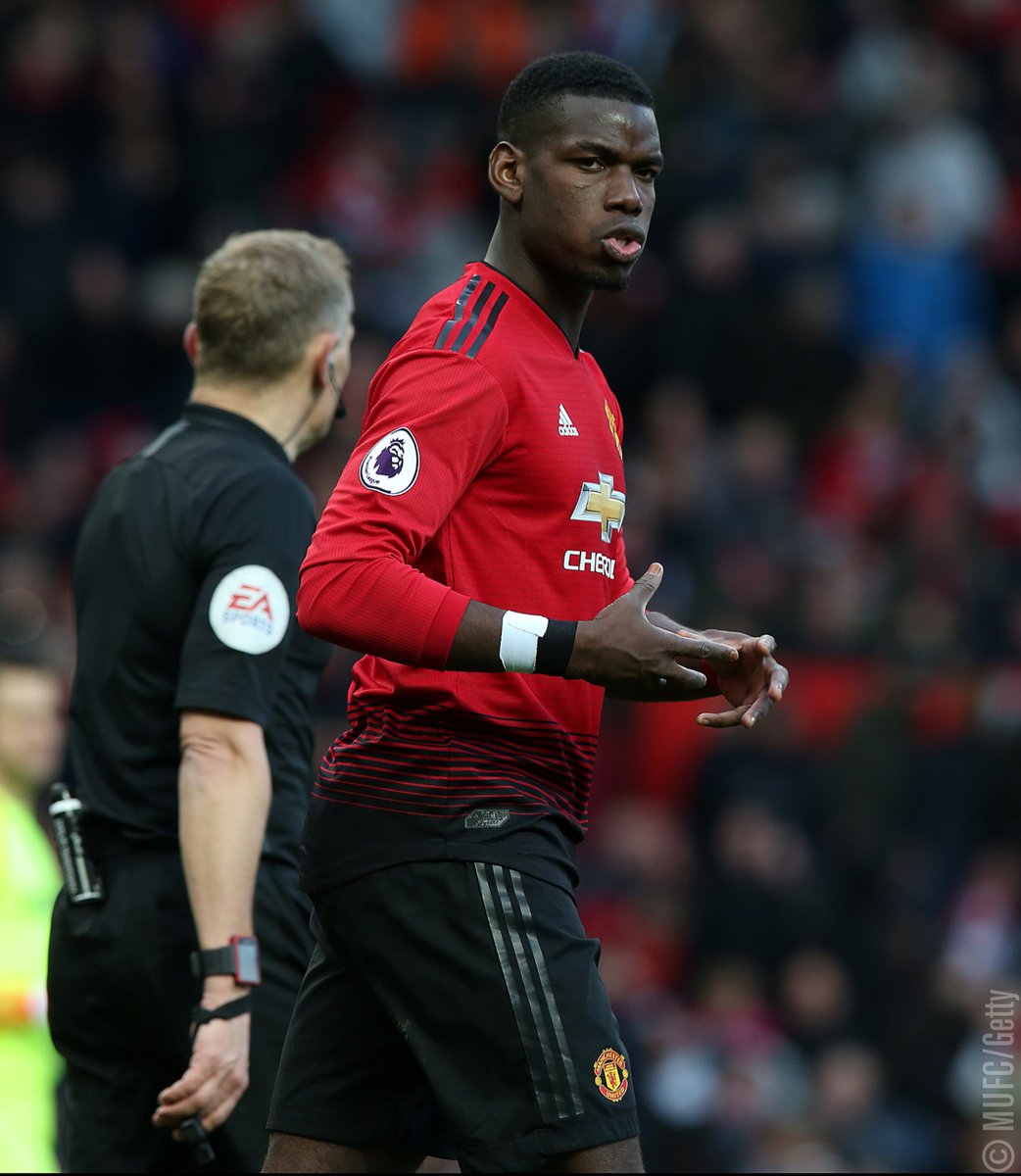 ManUtd's tweet photo. Paul Pogba's precise penalties procure priceless points for #MUFC.

#MUNWHU #PL https://t.co/p9d7mC3YRM