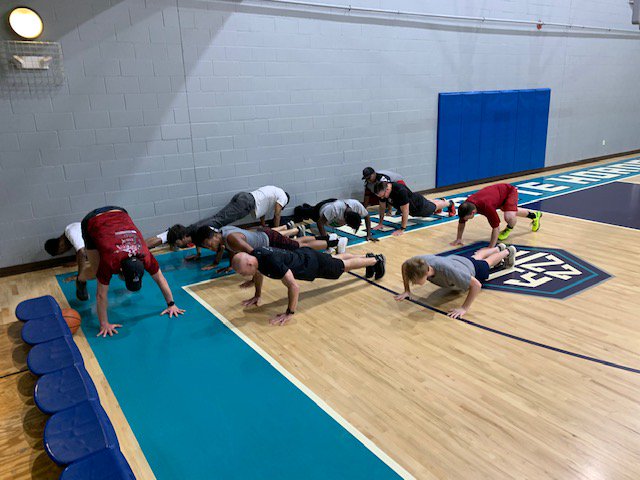 <a href="/f3backup/">John Orton</a> <a href="/F3Metro/">F3 Charlotte Metro</a> 13 for 2nd edition of F3 Teen Bootcamp at <a href="/YMCACharlotte/">YMCA Charlotte</a> (Stratford-Richardson).  3 Teens from BulldogsMatters. <a href="/rbriggsnc/">Roger Briggs (TML)</a> 2.0. Recent Revolution FNG SparkleBerry jumping into 3rdF (<a href="/BillGrier3/">Bill Grier</a> EH). EH'd FNG Royal at the Y. <a href="/trwhitmire_OBT/">Tim Whitmire</a> <a href="/pchepul/">Pete</a> <a href="/f3curly/">Curly</a> Becky Sparrow Turn-2