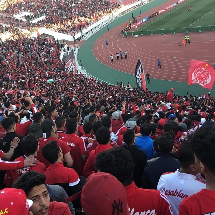 arryadiatv's tweet photo. #TotalCAFCL Ambiance au Complexe Moulay Abdellah avant la rencontre @WACofficiel @horoyaac #WACHOR https://t.co/hU7VRCGoDJ