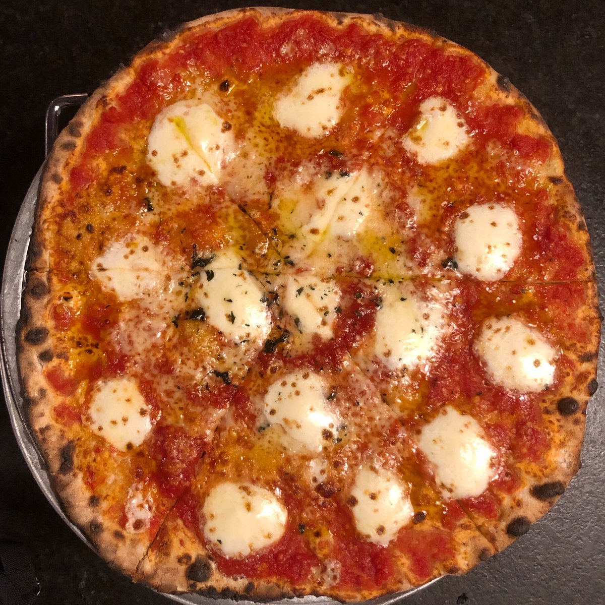 brianmayroam's tweet image. This thin crust pizza I recently had at Emily in @explorebrooklyn is closer to Roman-style or what you might find in New Haven with its extremely thin, chewy crust. Have you tried Emily or any of the other restaurants in the Clinton Hill section of Brooklyn? #iloveny #pizzaplug