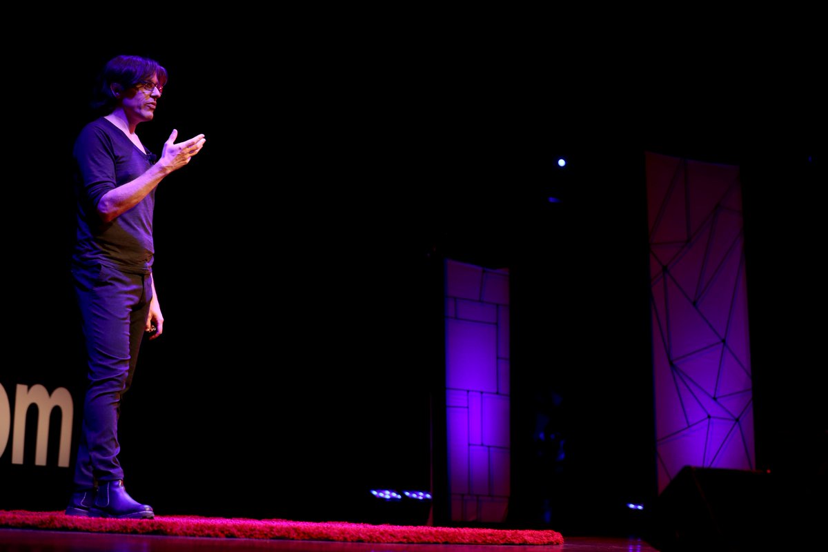 TEDxFoggyBottom's tweet photo. Advocate for radical accessibility, Craig Cook, explains how “”Deaf Gain challenges us to understand bodies that differ from the norm and acknowledges the value of those to the ecosystem.” https://t.co/yeanbc642R