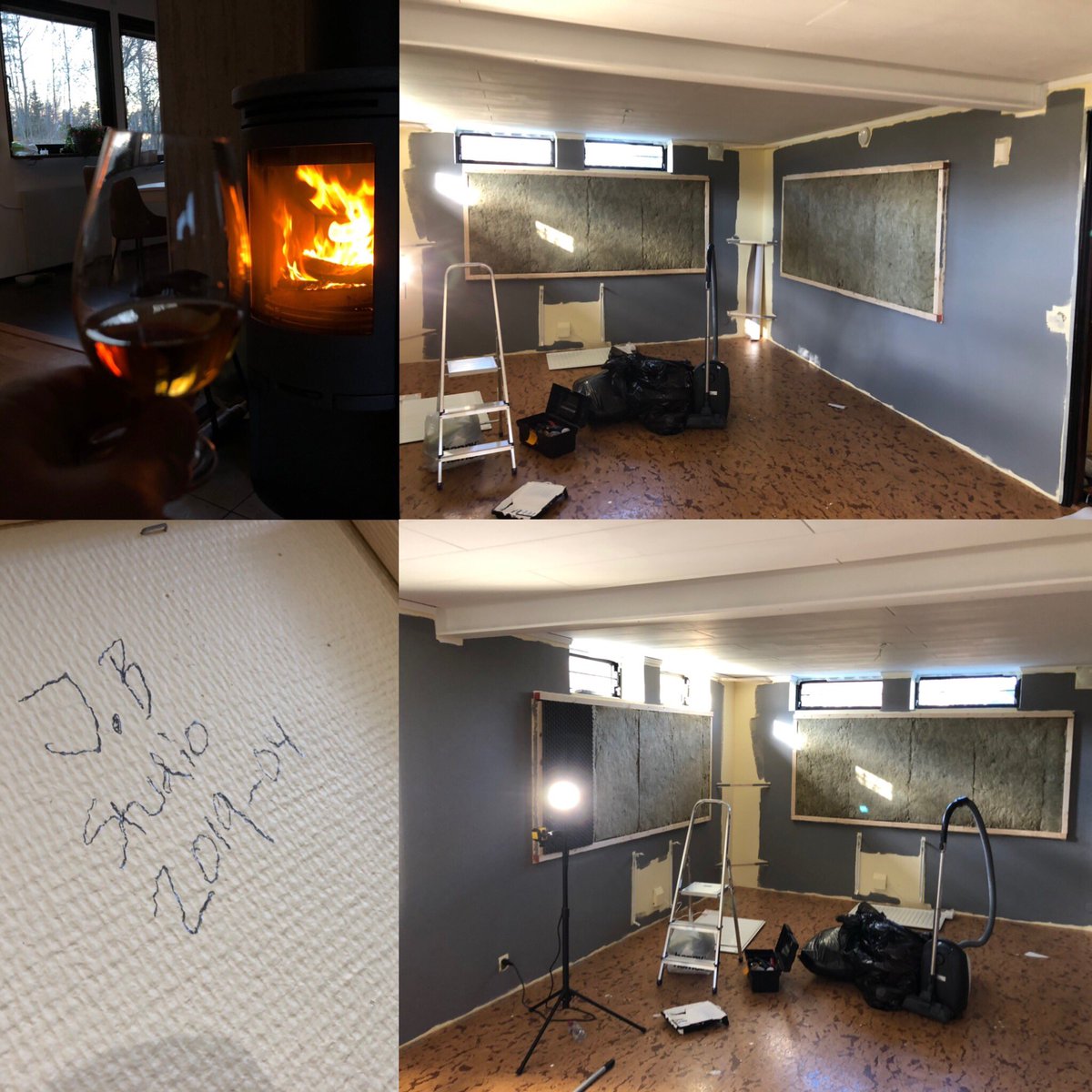 Bstrommusic's tweet photo. The new #bstromstudio is slowly getting there. #studiolife #bobthebuilder #johanbaeckstrom #studio #nutarjagfanimejenöl https://t.co/UXuWb2XED1