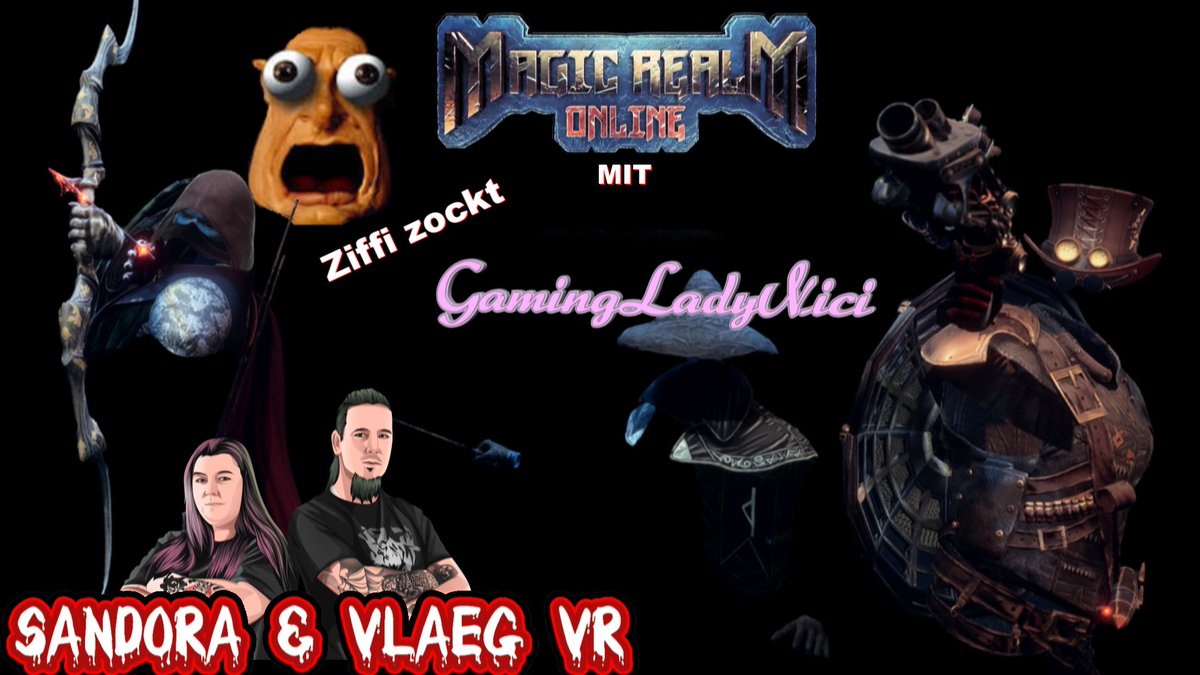 SandoraVlaegVR's tweet photo. In #MagicRealmOnline wurde @GamingLadyNici zur mächtigsten #Zauberin in #VR und @Ziffizockt zum #Revolverhelden, der es liebt wenn Dinge #Explodieren. Und der @Vlaeg1 hatte einfach nur lahme Arme mit dem #Bogenschützen. :-)
https://t.co/AqjiQbBurR
@MagicRealmO #LetsPlay #german https://t.co/t3cNkJ00XZ