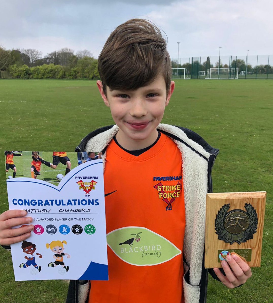 StrikeForce_FC's tweet photo. Congratulations to Matthew who was Under-11 Hurricanes Player of The Week for his sterling performance against our friendly neighbours Faversham Town Youth #UnleashTheForce https://t.co/b2X9q0cjXv