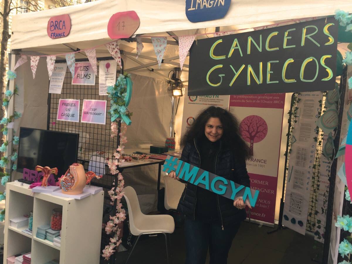 ImagynAsso's tweet photo. #CancerPride #selfie #imagyn 😊 avec @BRCAFrance @_kickingcancer et @makesense https://t.co/yyUKy3PBGK