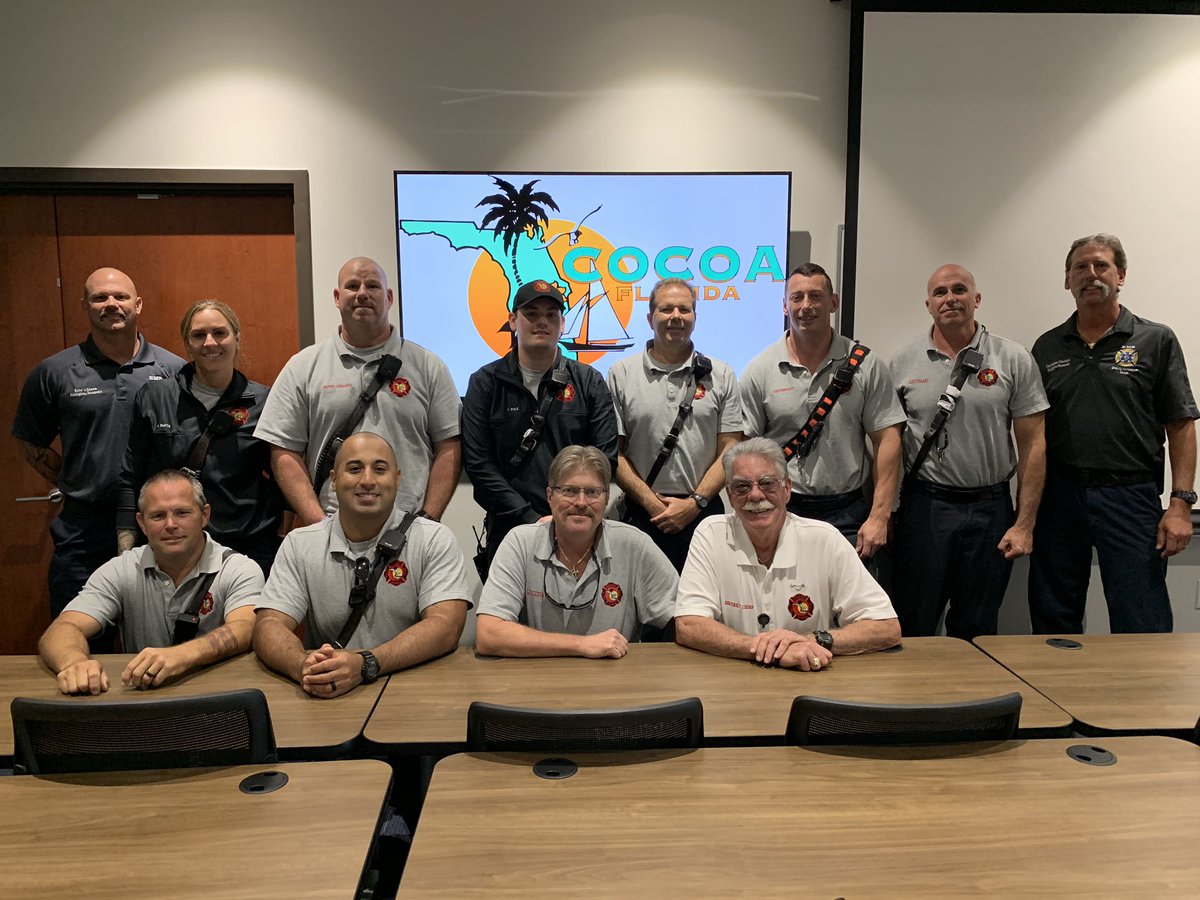 BCFREMS's tweet photo. Working with our EMS partner &amp; friend during the Resuscitation Academy training. We want to welcome the @cityofcocoa FD to the RA family. A BIG thank YOU to  BCFREMS for pushing forward and promoting the importance of HP-CPR.#Resusc #HPCPR #BCFRCaring4Hearts https://t.co/2TSR03NXx9