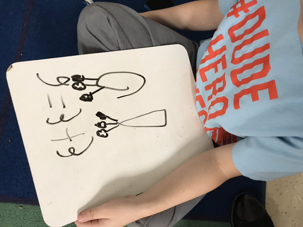 Little1Learning's tweet image. Decomposing numbers @SolleyAACPS #noworksheetnoproblem