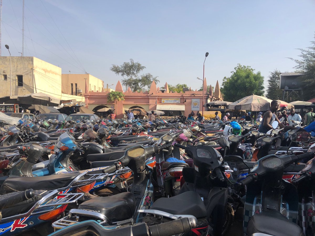 EmmaHeywood7's tweet image. Let’s just re-name #Mali Moped-City. Approximately a million per square mile. #NotExaggerating
