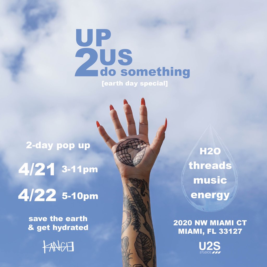 KANGIE2THE's tweet photo. [UP2US2DOSOMETHING]
2-DAY POP UP
EARTH DAY SPECIAL 
COME SAVE THE WORLD W/ ME 🌎 https://t.co/lUsVOqUlGT